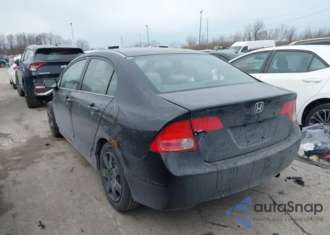 2007 Honda Civic Lx from USA, damaged, VIN 1HGFA16597L047814